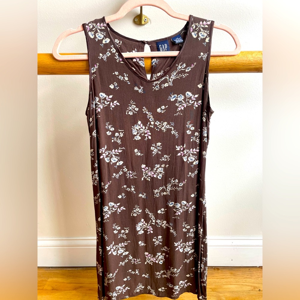 Vintage 90s Gap Floral Shift Dress